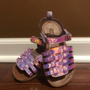Purple sandals